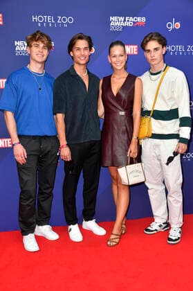 Phil Soda, Arne Carlos Böttcher, Melanie Kroll and Niclas Kurstedt at the Bunte New Faces Awards Film 2022 at the Delphi Filmpalast Berlin, 23 06 2022 Foto:xN.xKubelkax xFuturexImage