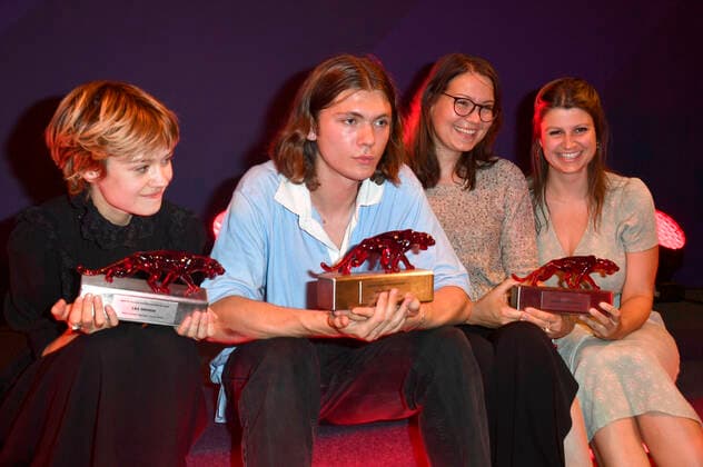 Lea Drinda, Milan Herms, Britta Strampe and Laura Klippel at the Bunte New Faces Awards Film 2022 at the Delphi Filmpalast Berlin, 23 06 2022 Foto:xN.xKubelkax xFuturexImage