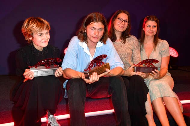 Lea Drinda, Milan Herms, Britta Strampe and Laura Klippel at the Bunte New Faces Awards Film 2022 at the Delphi Filmpalast Berlin, 23 06 2022 Foto:xN.xKubelkax xFuturexImage