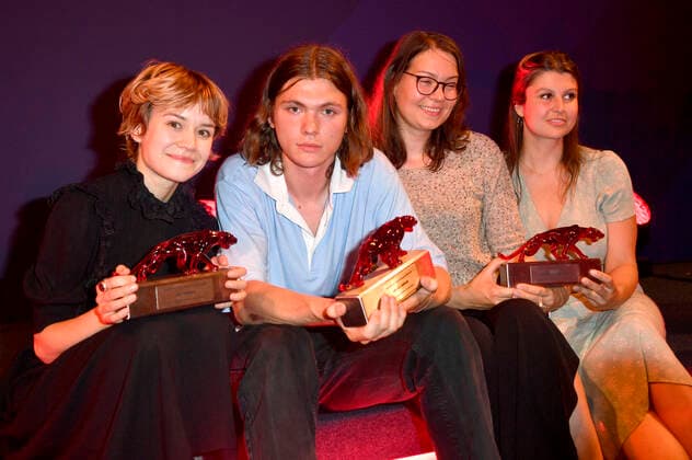Lea Drinda, Milan Herms, Britta Strampe and Laura Klippel at the Bunte New Faces Awards Film 2022 at the Delphi Filmpalast Berlin, 23 06 2022 Foto:xN.xKubelkax xFuturexImage