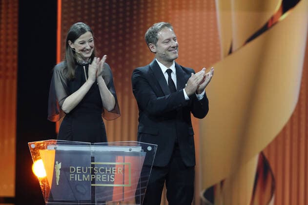 German Film Award 2022 Alexandra Maria Lara and Florian Gallenberger at the Lola German Film Award 2022 ceremony at the Palais am Funkturm in Berlin 24 06 2022 Copyright: xEventpressx