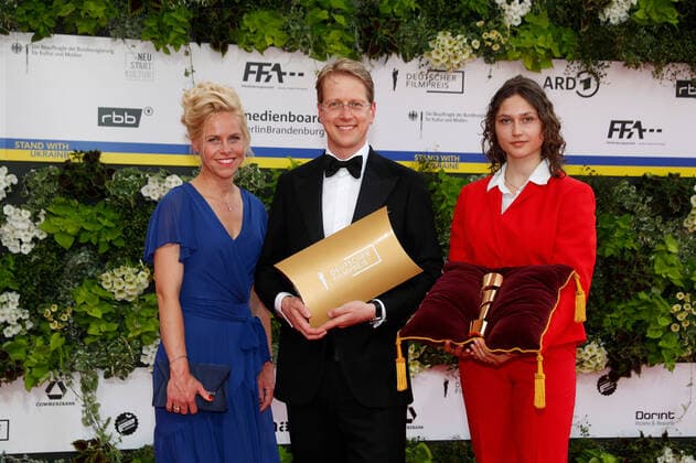German Film Award 2022 on the red carpet at the Lola German Film Award 2021 ceremony at the Palais am Funkturm in Messe Berlin Copyright: xEventpressxGolejewskix