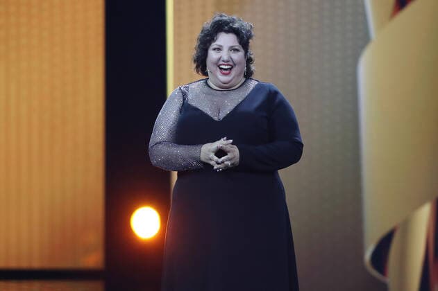 German Film Award 2022 Laudator BEST MALE SINGLE Meltem Kaptan at the Lola German Film Award 2022 ceremony at the Palais am Funkturm in Berlin 24 06 2022 Copyright: xEventpressx
