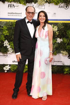Herbert Knaup and his wife Christiane Knaup at the arrival to the German Film Award ceremony on 24 06 2022 in Berlin German Film Award 2022 in Berlin Arrival Red Carpet