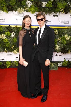 Alexandra Maria Lara and her husband Sam Riley arriving at the German Film Award ceremony on 24 06 2022 in Berlin German Film Award 2022 in Berlin Arrival Red Carpet