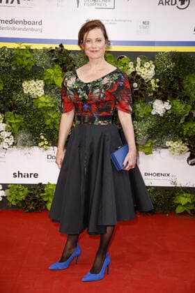 Inka Friedrich at the arrival to the award ceremony German Film Award on 24 06 2022 in Berlin German Film Award 2022 in Berlin arrival red carpet
