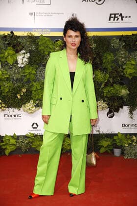 Anna Fischer at the arrival to the German Film Award ceremony on 24 06 2022 in Berlin German Film Award 2022 in Berlin Arrival Red Carpet