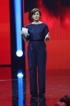 German Film Award 2022 Laudator BEST DOCUMENTARY FILM Sandra Maischberger at the Lola German Film Award 2022 ceremony at the Palais am Funkturm in Berlin 24 06 2022 Copyright: xEventpressx