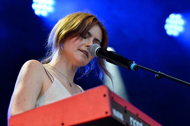 Singer Kato Callebaut of The Starlings performs at the first day of the Genk on Stage free music festival in Genk, Friday 24 June 2022.  JILLxDELSAUX 36610192