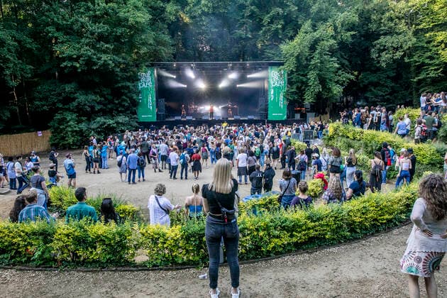 Illustration picture shows the first day of the Couleur Cafe music festival in Brussels, Friday 24 June 2022. The 31st edition of the festival is taking place from June 24th to June 26th.  HATIMxKAGHAT 36610401