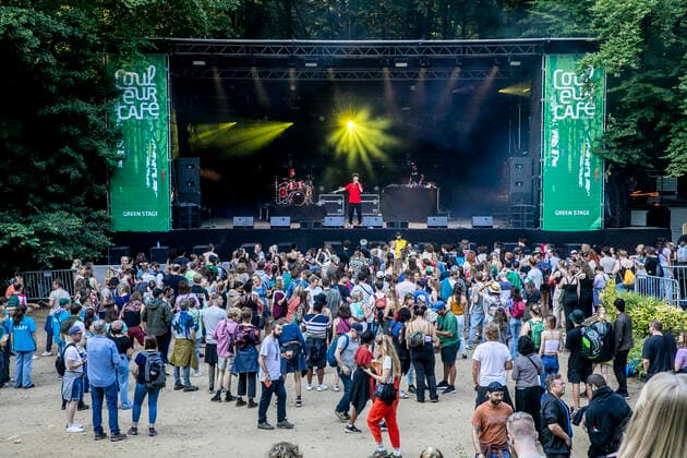 Illustration picture shows the first day of the Couleur Cafe music festival in Brussels, Friday 24 June 2022. The 31st edition of the festival is taking place from June 24th to June 26th.  HATIMxKAGHAT 36610402