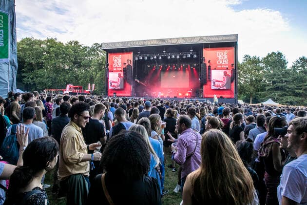 Illustration picture shows the first day of the Couleur Cafe music festival in Brussels, Friday 24 June 2022. The 31st edition of the festival is taking place from June 24th to June 26th.  HATIMxKAGHAT 36610461