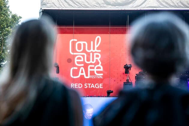 Illustration picture shows the first day of the Couleur Cafe music festival in Brussels, Friday 24 June 2022. The 31st edition of the festival is taking place from June 24th to June 26th.  HATIMxKAGHAT 36611399