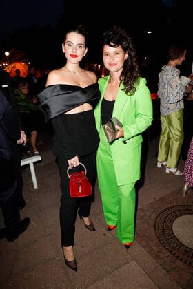 German Film Award 2022 Ruby O Fee and Anna Fischer at the party at the Lola German Film Award 2021 ceremony at the Palais am Funkturm in Messe Berlin Copyright: xEventpressxGolejewskix
