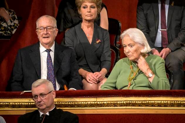 LIEGE, BELGIUM - JUNE 24 : Royale visit of Their Majesties King Albert II, Queen Paola and Princesse Astrid at the OpÃ ra royal de Wallonie-Liege for a concert celebrating the Belgo-Italian friendship on June 24, 2022 in Liege, Belgium, 24 06 2022 ( Royale visit at the Belgo-Italian friendship Concert PhotoNews Panoramic  PhotoNews Panoramic