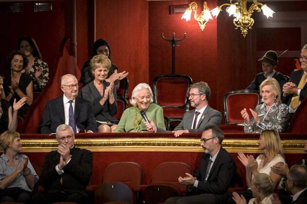 LIEGE, BELGIUM - JUNE 24 : Royale visit of Their Majesties King Albert II, Queen Paola and Princesse Astrid at the OpÃ ra royal de Wallonie-Liege for a concert celebrating the Belgo-Italian friendship on June 24, 2022 in Liege, Belgium, 24 06 2022 ( Royale visit at the Belgo-Italian friendship Concert PhotoNews Panoramic  PhotoNews Panoramic