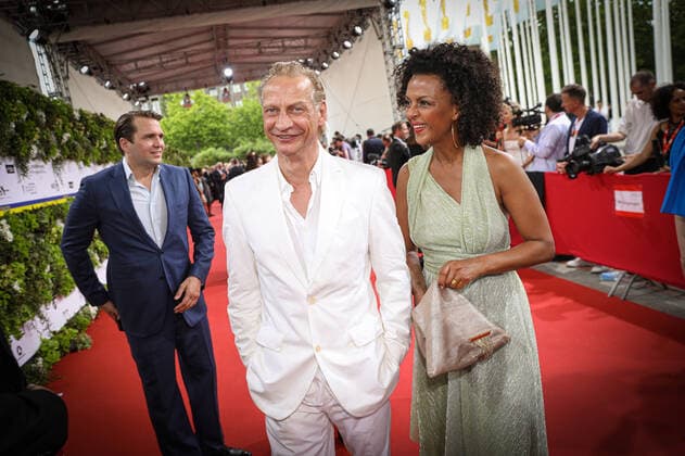 German Film Award 2022 Victor Schefe and Dennenesch Zoude German Film Award 2022 ceremony at the Palais am Funkturm in Berlin Copyright: xEventpressxFuhrx
