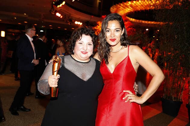 Meltem Kaptan and Nilam Farooq at the German Film Award Lola Aftershow Party on 24 06 2022 in Berlin German Film Award 2022 in Berlin Lola Aftershow Party
