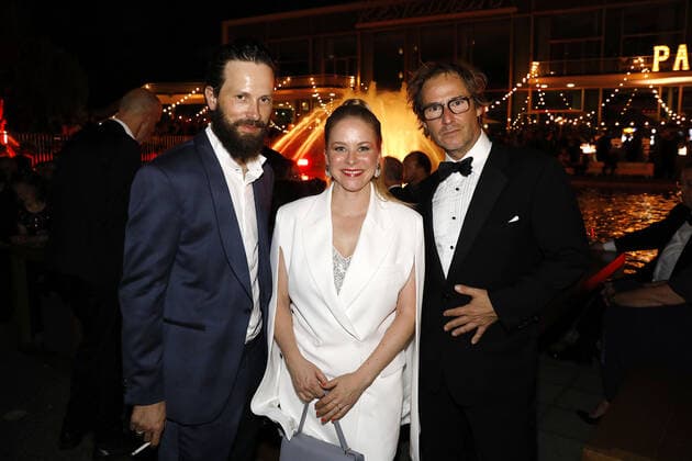 Franz Dinda, Jasmin Schwirs and Niels Bruno Schmidt at the German Film Award Lola Aftershow Party on 24 06 2022 in Berlin German Film Award 2022 in Berlin Lola Aftershow Party