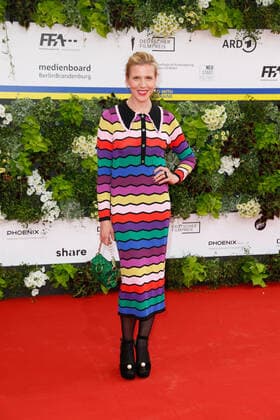 German Film Award 2022 Franziska Weisz on the red carpet at the Lola German Film Award 2021 ceremony at the Palais am Funkturm in Messe Berlin Copyright: xEventpressxGolejewskix