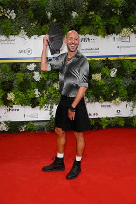 German Film Award 2022 Jakob M Erwa on the red carpet at the Lola German Film Award 2021 ceremony at the Palais am Funkturm in Messe Berlin Copyright: xEventpressxGolejewskix