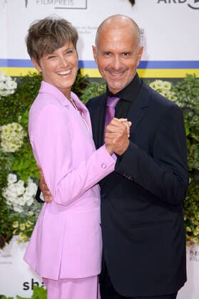 Christoph Maria Herbst with wife Gisi Herbst at the 72 German Film Award 2022 ceremony at the Palais am Funkturm in Messe Berlin Berlin, 24 06 2022 Foto:xF.xKernx xFuturexImage