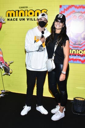 June 26, 2022, Mexico City, Mexico City, Mexico: June 26, 2022, Mexico City, Mexico: Cecilia Galeano accompanied by her son attend at the red carpet of Minions: The Rise of Gru film premiere at Cinemex Antara. on June 26, 2022 in Mexico City, Mexico. Mexico City Mexico - ZUMAe321 20220626_zia_e321_005 Copyright: xCarlosxTischlerx xEyepixxGroupx