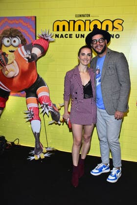 June 26, 2022, Mexico City, Mexico City, Mexico: June 26, 2022, Mexico City, Mexico: Faisy and Iratxe Beorlegui attend at the red carpet of Minions: The Rise of Gru film premiere at Cinemex Antara. on June 26, 2022 in Mexico City, Mexico. Mexico City Mexico - ZUMAe321 20220626_zia_e321_022 Copyright: xCarlosxTischlerx xEyepixxGroupx