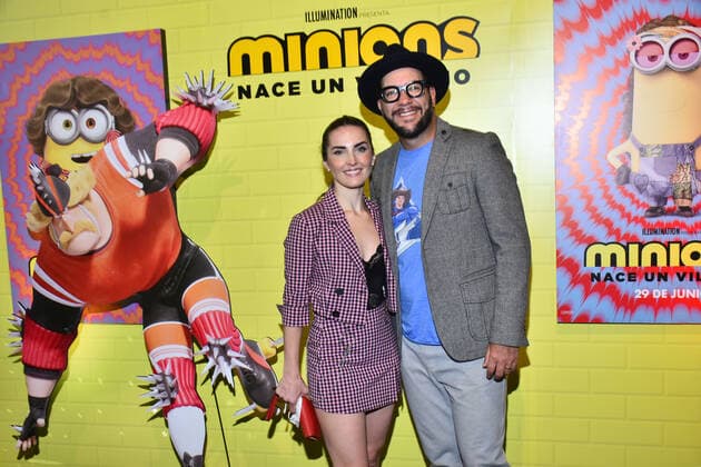 June 26, 2022, Mexico City, Mexico City, Mexico: June 26, 2022, Mexico City, Mexico: Faisy and Iratxe Beorlegui attend at the red carpet of Minions: The Rise of Gru film premiere at Cinemex Antara. on June 26, 2022 in Mexico City, Mexico. Mexico City Mexico - ZUMAe321 20220626_zia_e321_024 Copyright: xCarlosxTischlerx xEyepixxGroupx