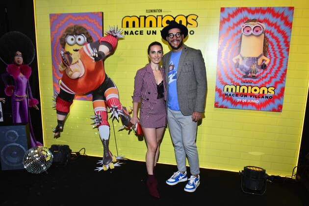 June 26, 2022, Mexico City, Mexico City, Mexico: June 26, 2022, Mexico City, Mexico: Faisy and Iratxe Beorlegui attend at the red carpet of Minions: The Rise of Gru film premiere at Cinemex Antara. on June 26, 2022 in Mexico City, Mexico. Mexico City Mexico - ZUMAe321 20220626_zia_e321_025 Copyright: xCarlosxTischlerx xEyepixxGroupx