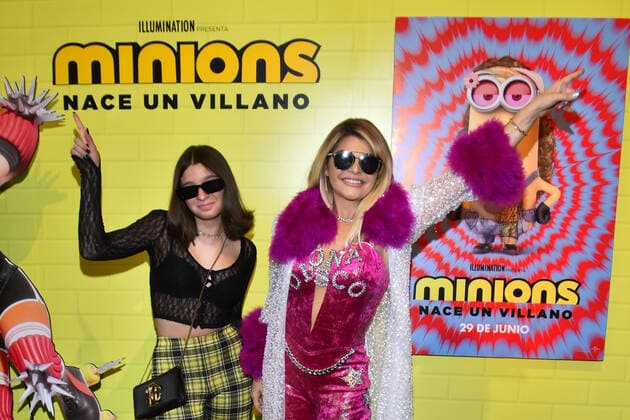 June 26, 2022, Mexico City, Mexico City, Mexico: June 26, 2022, Mexico City, Mexico: Itati Cantoral and her daughter Maria ItatoÂ­ Cruz Cantoral attend at the red carpet of Minions: The Rise of Gru film premiere at Cinemex Antara. on June 26, 2022 in Mexico City, Mexico. Mexico City Mexico - ZUMAe321 20220626_zia_e321_041 Copyright: xCarlosxTischlerx xEyepixxGroupx