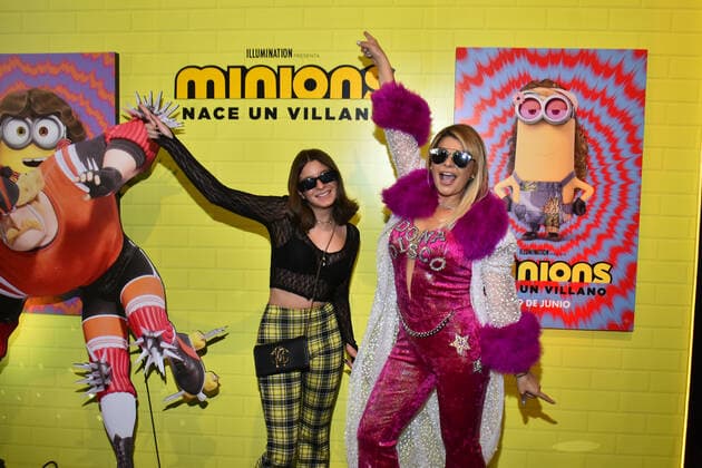 June 26, 2022, Mexico City, Mexico City, Mexico: June 26, 2022, Mexico City, Mexico: Itati Cantoral and her daughter Maria ItatoÂ­ Cruz Cantoral attend at the red carpet of Minions: The Rise of Gru film premiere at Cinemex Antara. on June 26, 2022 in Mexico City, Mexico. Mexico City Mexico - ZUMAe321 20220626_zia_e321_044 Copyright: xCarlosxTischlerx xEyepixxGroupx