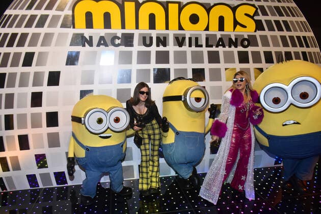 June 26, 2022, Mexico City, Mexico City, Mexico: June 26, 2022, Mexico City, Mexico: Itati Cantoral and her daughter Maria ItatoÂ­ Cruz Cantoral attend at the red carpet of Minions: The Rise of Gru film premiere at Cinemex Antara. on June 26, 2022 in Mexico City, Mexico. Mexico City Mexico - ZUMAe321 20220626_zia_e321_047 Copyright: xCarlosxTischlerx xEyepixxGroupx