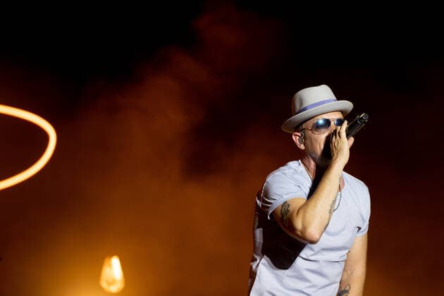 26 6 2022 Donauinselfest 2022 26 6 2022 Singer and rapper Jan Delay on stage at his concert in Vienna Vienna