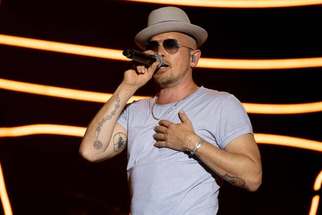 26 6 2022 Donauinselfest 2022 26 6 2022 Singer and rapper Jan Delay on stage at his concert in Vienna Vienna