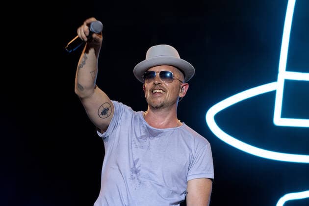 26 6 2022 Donauinselfest 2022 26 6 2022 Singer and rapper Jan Delay on stage at his concert in Vienna Vienna