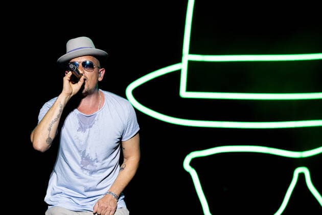 26 6 2022 Donauinselfest 2022 26 6 2022 Singer and rapper Jan Delay on stage at his concert in Vienna Vienna