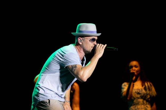 26 6 2022 Donauinselfest 2022 26 6 2022 Singer and rapper Jan Delay on stage at his concert in Vienna Vienna