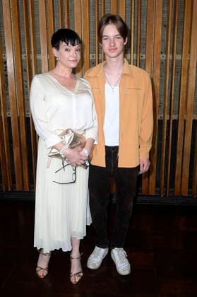 Egon Werler with mother Ute Werler at the extraordinary award ceremony of the B Z Kulturpreis 2022 in the Kino International Berlin, 26 06 2022 Foto:xF.xKernx xFuturexImage