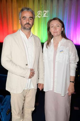 Mehmet Bahadir Er and Maryna Er Gorbach at the extraordinary award ceremony of the B Z Culture Award 2022 at the Kino International Berlin, 26 06 2022 Foto:xF.xKernx xFuturexImage