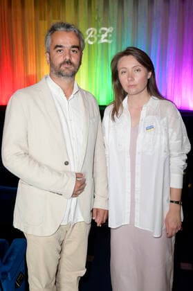Mehmet Bahadir Er and Maryna Er Gorbach at the extraordinary award ceremony of the B Z Culture Award 2022 at the Kino International Berlin, 26 06 2022 Foto:xF.xKernx xFuturexImage