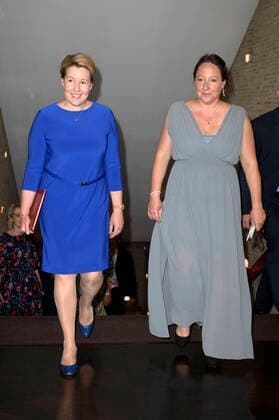 Franziska Giffey and Miriam Krekel at the extraordinary award ceremony of the B Z Culture Award 2022 at the Kino International Berlin, 26 06 2022 Foto:xF.xKernx xFuturexImage