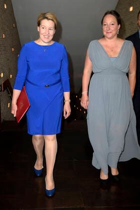 Franziska Giffey and Miriam Krekel at the extraordinary award ceremony of the B Z Culture Award 2022 at the Kino International Berlin, 26 06 2022 Foto:xF.xKernx xFuturexImage