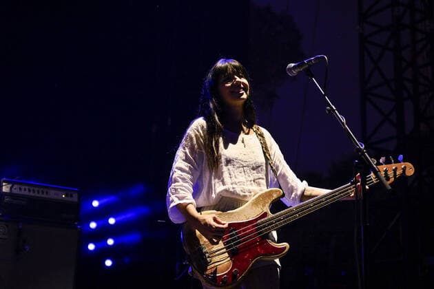 June 27, 2022, Rome, Italy: Paz Lenchantin of Pixies during the concert at Roma Summer Fest 2022, 27th june 2022, Auditorium Parco della Musica, Rome, Italy. Rome Italy  - ZUMAl164 1012858845st Copyright: xDomenicoxCippitellix