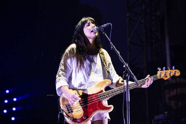 June 27, 2022, Rome, Italy: Paz Lenchantin of Pixies during the concert at Roma Summer Fest 2022, 27th june 2022, Auditorium Parco della Musica, Rome, Italy. Rome Italy  - ZUMAl164 1012858887st Copyright: xDomenicoxCippitellix