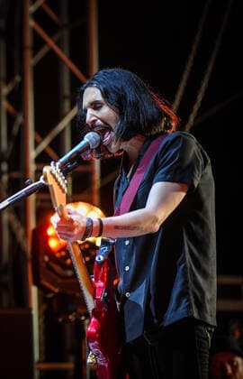 PXL_Placebo concert Brian Molko of Placebo during their concert in Zagreb, Croatia on 27. June 2022. JosipxRegovic PIXSELL