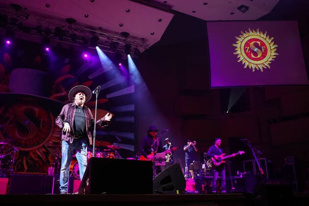 Zucchero performs in Zagreb, Croatia Italian singer Zucchero Fornaciari performs during a concert at Vatroslav Lisinski Concert Hall, in Zagreb, Craotia, on June 28, 2022. LukaxStanzl PIXSELL