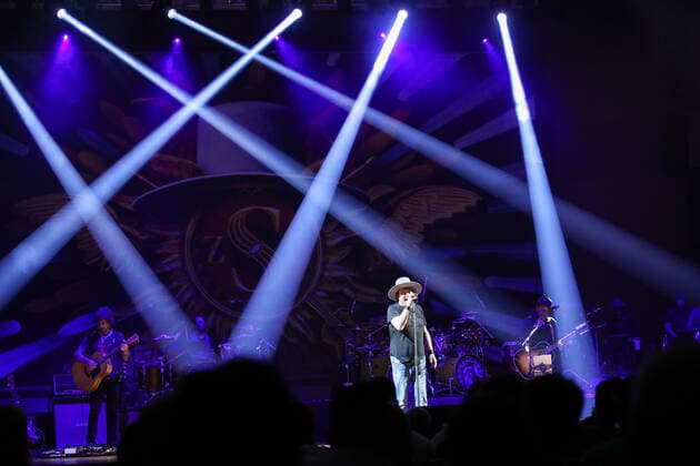 Zucchero performs in Zagreb, Croatia Italian singer Zucchero Fornaciari performs during a concert at Vatroslav Lisinski Concert Hall, in Zagreb, Craotia, on June 28, 2022. LukaxStanzl PIXSELL