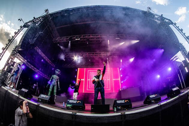 A36 live at Roskilde Festival 2022, Copenhagen, Denmark Roskilde, Denmark. 28th, June 2022. The Swedish rapper A36 performs a live concert during the Danish music festival Roskilde Festival 2022 in Roskilde. Roskilde Denmark  Copyright: xGonzalesxPhoto ErlingxBrodersenx