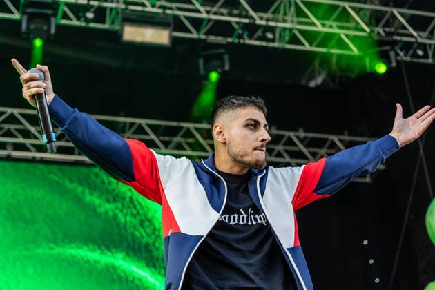 A36 live at Roskilde Festival 2022, Copenhagen, Denmark Roskilde, Denmark. 28th, June 2022. The Swedish rapper A36 performs a live concert during the Danish music festival Roskilde Festival 2022 in Roskilde. Roskilde Denmark  Copyright: xGonzalesxPhoto ErlingxBrodersenx